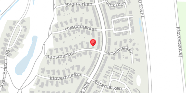 Trafikstøjkort på Rapsmarken 2, 4140 Borup