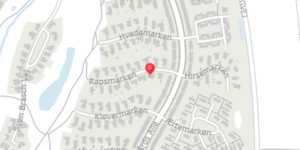 Trafikstøjkort på Rapsmarken 3, 4140 Borup