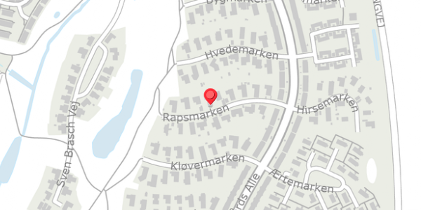 Trafikstøjkort på Rapsmarken 12, 4140 Borup