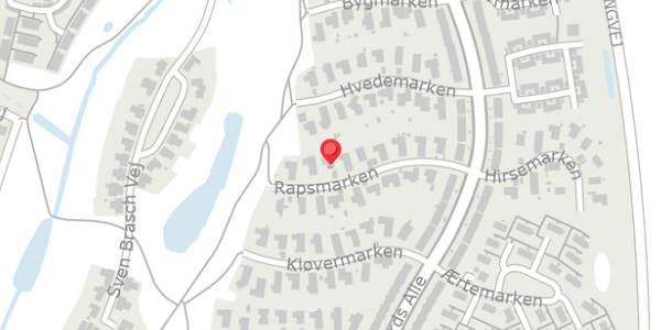 Trafikstøjkort på Rapsmarken 14, 4140 Borup