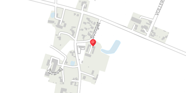 Trafikstøjkort på Svinget 3, 4100 Ringsted