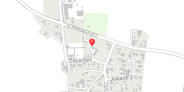 Trafikstøjkort på Trekanten 7, 4100 Ringsted