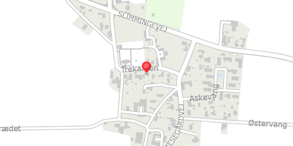 Trafikstøjkort på Trekanten 14, 4100 Ringsted