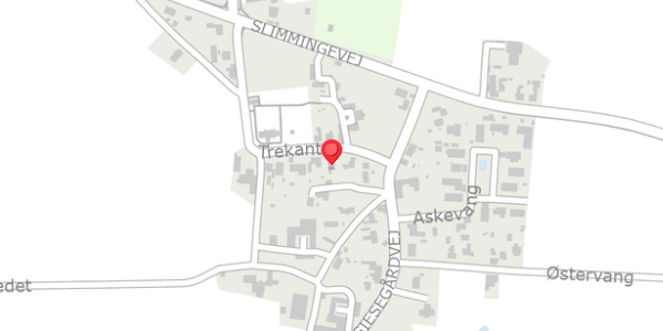 Trafikstøjkort på Trekanten 16, 4100 Ringsted