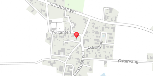 Trafikstøjkort på Trekanten 20, 4100 Ringsted