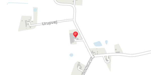 Trafikstøjkort på Urupvej 1, 4140 Borup