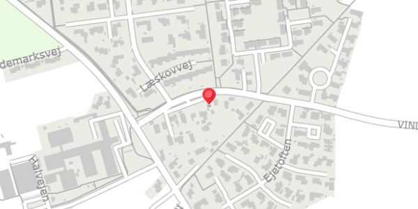 Trafikstøjkort på Vindegårdsvej 21, . , 4632 Bjæverskov