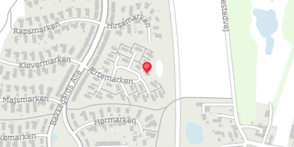 Trafikstøjkort på Ærtemarken 41, 4140 Borup