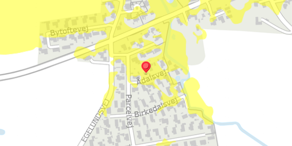 Trafikstøjkort på Ådalsvej 3, 4100 Ringsted