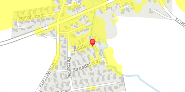 Trafikstøjkort på Ådalsvej 10, . , 4100 Ringsted