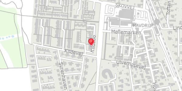 Trafikstøjkort på Kildebo 6, . , 4622 Havdrup