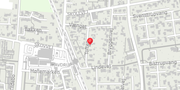 Trafikstøjkort på Toften 7, . , 4622 Havdrup