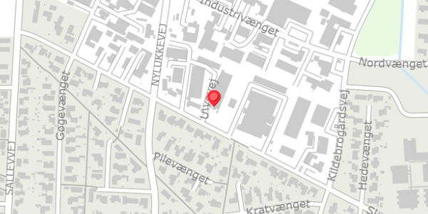 Trafikstøjkort på Ulvevej 21, 4622 Havdrup