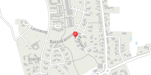 Trafikstøjkort på Bakken 4, . , 4460 Snertinge