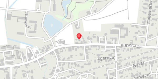 Trafikstøjkort på Rudsgade 21, 4291 Ruds Vedby