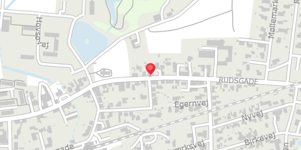 Trafikstøjkort på Rudsgade 25, 4291 Ruds Vedby