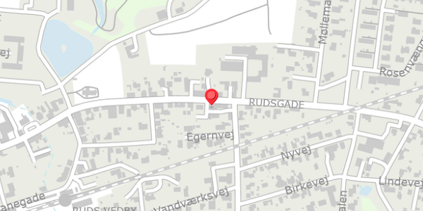 Trafikstøjkort på Rudsgade 44B, 4291 Ruds Vedby