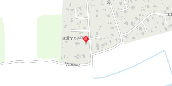 Trafikstøjkort på Blåmejsevej 1, 4571 Grevinge