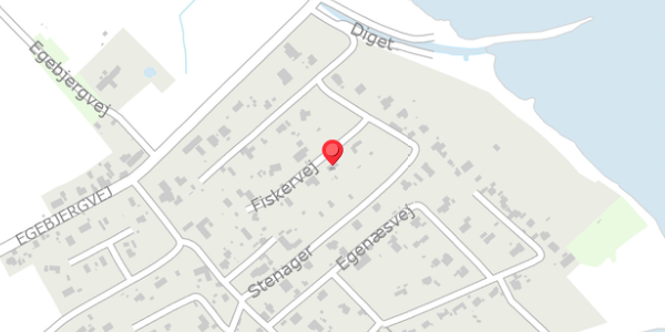Trafikstøjkort på Fiskervej 11, . , 4571 Grevinge