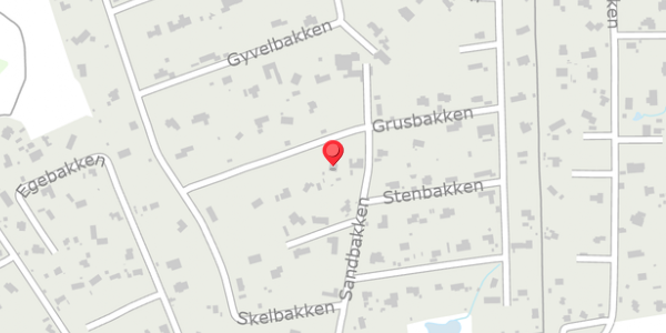 Trafikstøjkort på Grusbakken 10, 4550 Asnæs