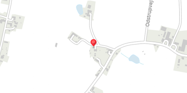 Trafikstøjkort på Odstrupvej 11, . , 4571 Grevinge