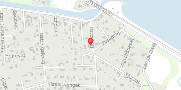 Trafikstøjkort på Parcelvej 2, . , 4571 Grevinge