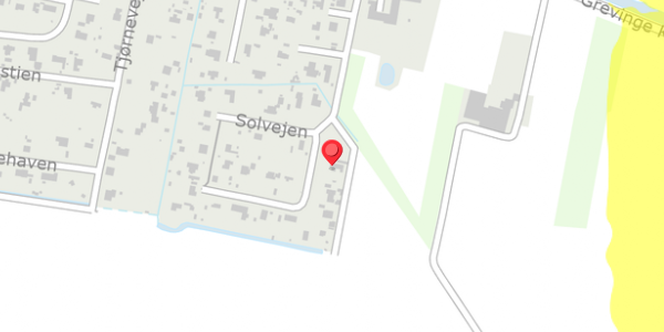 Trafikstøjkort på Solvejen 3, 4571 Grevinge