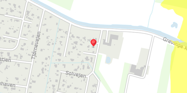 Trafikstøjkort på Solvejen 6, 4571 Grevinge