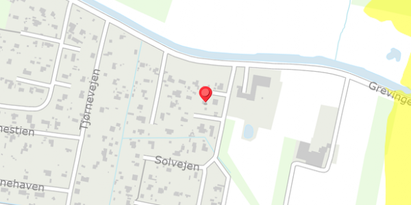 Trafikstøjkort på Solvejen 8, 4571 Grevinge