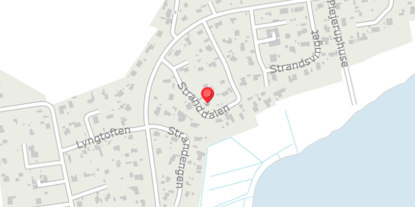 Trafikstøjkort på Stranddalen 12, . , 4571 Grevinge