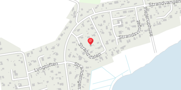 Trafikstøjkort på Stranddalen 14, . , 4571 Grevinge
