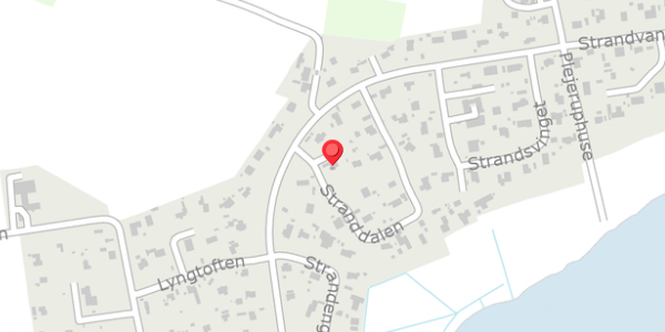 Trafikstøjkort på Stranddalen 16, . , 4571 Grevinge