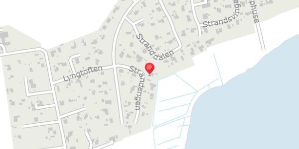 Trafikstøjkort på Strandengen 9, . , 4571 Grevinge