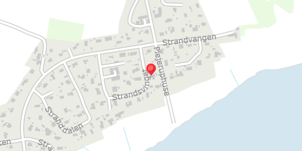 Trafikstøjkort på Strandsvinget 5, . , 4571 Grevinge