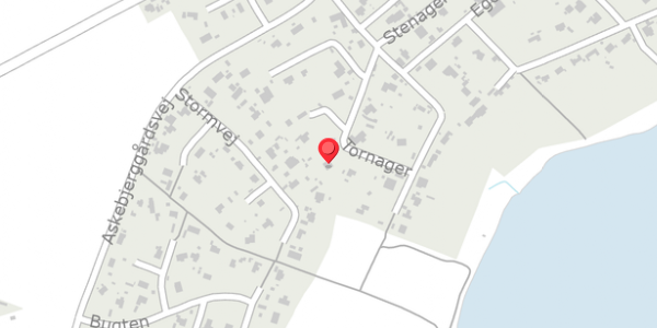 Trafikstøjkort på Tornager 24, . , 4571 Grevinge