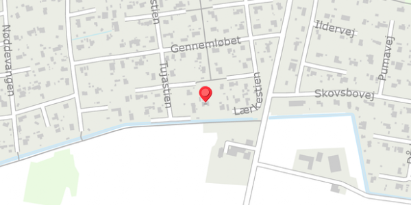 Trafikstøjkort på Tujastien 13, . , 4571 Grevinge
