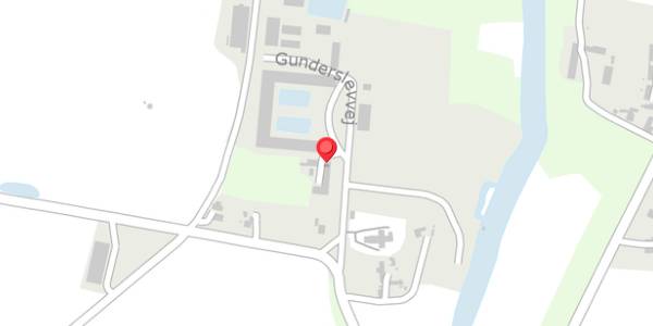 Trafikstøjkort på Gunderslevvej 13, 4160 Herlufmagle