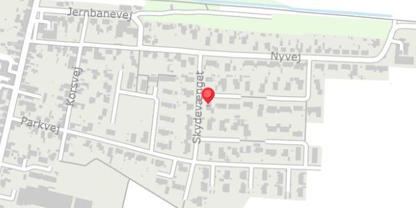 Trafikstøjkort på Skydevænget 17, 4262 Sandved