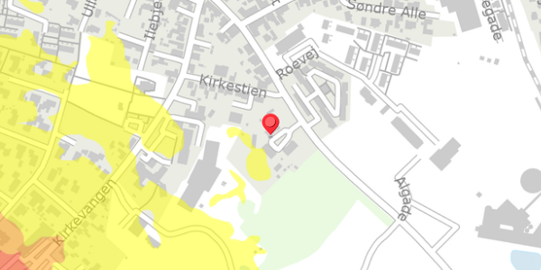 Trafikstøjkort på Algade 11, 4281 Gørlev