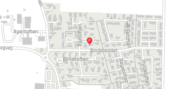 Trafikstøjkort på Egetoften 4A, 4281 Gørlev