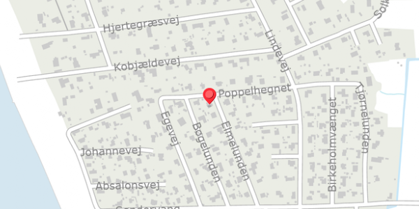 Trafikstøjkort på Elmelunden 13, 4480 Store Fuglede