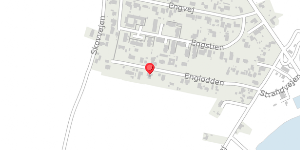 Trafikstøjkort på Englodden 21, 4281 Gørlev