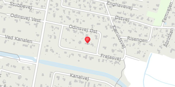 Trafikstøjkort på Frejasvej 9, . , 4480 Store Fuglede