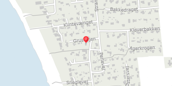 Trafikstøjkort på Grusvejen 3, . , 4200 Slagelse