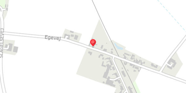 Trafikstøjkort på Egevej 3, 4200 Slagelse
