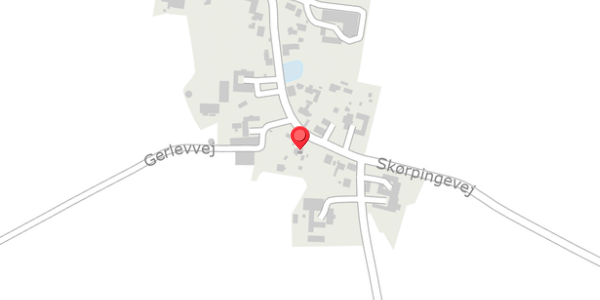 Trafikstøjkort på Gerlevvej 20, 4200 Slagelse