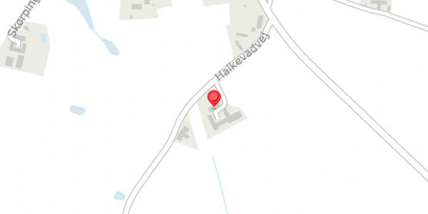 Trafikstøjkort på Halkevadvej 6, . , 4200 Slagelse