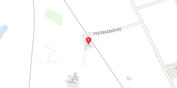 Trafikstøjkort på Hyllestedvej 10, 4261 Dalmose