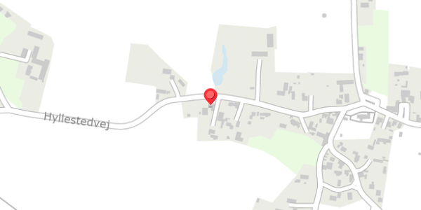 Trafikstøjkort på Hyllestedvej 14, 4261 Dalmose