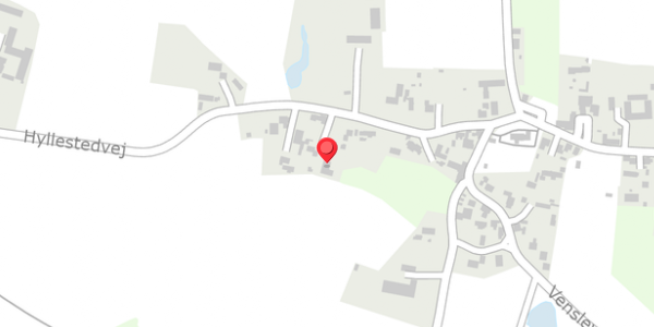 Trafikstøjkort på Hyllestedvej 24, 4261 Dalmose